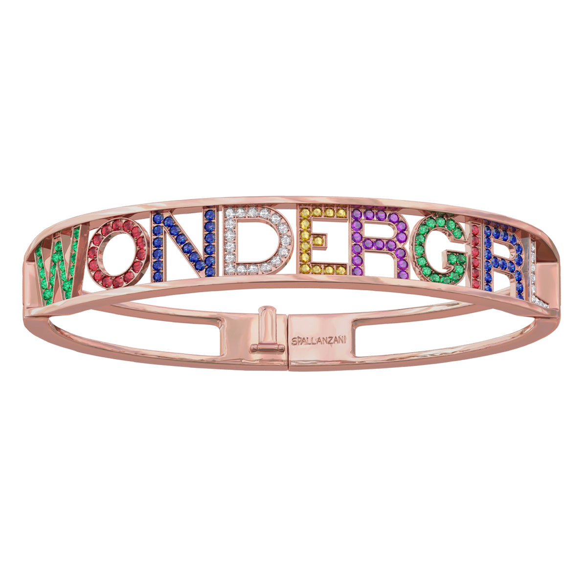 Only You Personalized Iconic Bracelet Rose Gold - Spallanzani Jewelry 