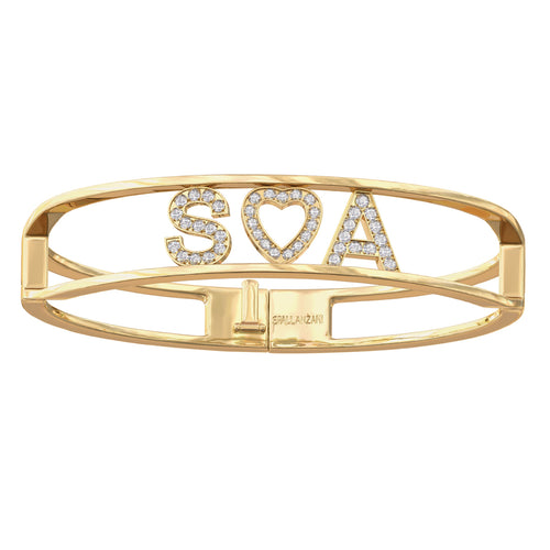 Only You Personalized Iconic Yellow Gold Bracelet