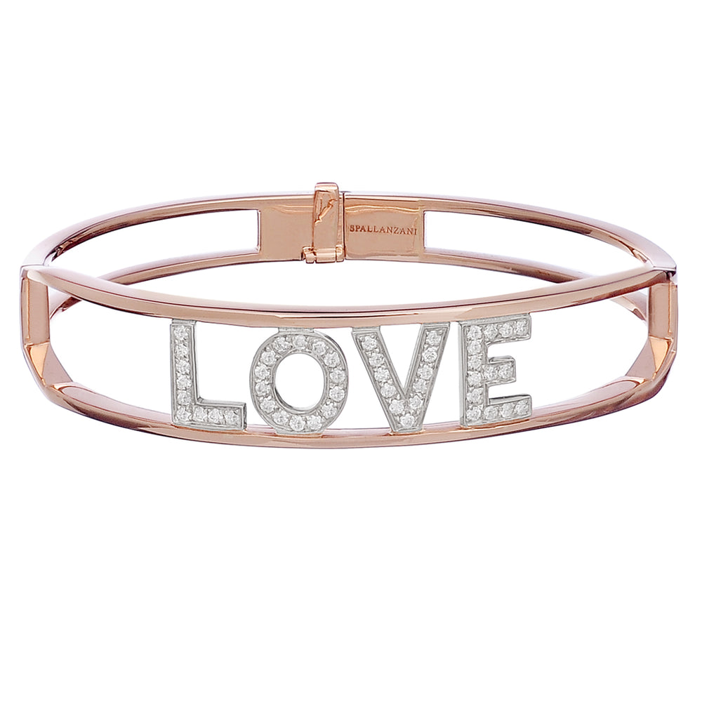 Only You Personalized Iconic Bracelet Rose Gold - Spallanzani Jewelry 