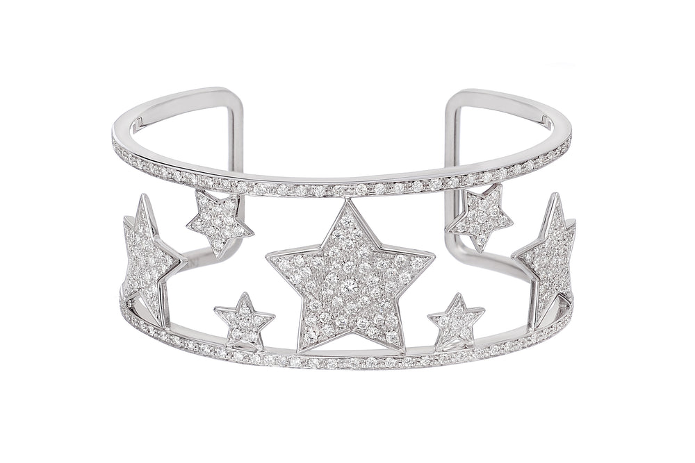 Stella on the moon full diamond Bracelet - Spallanzani Jewelry 
