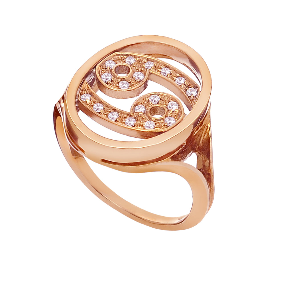 Only You Astro Ring Cancer - Spallanzani Jewelry 