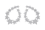 Stella Star Hoop Earrings - Spallanzani Jewelry 