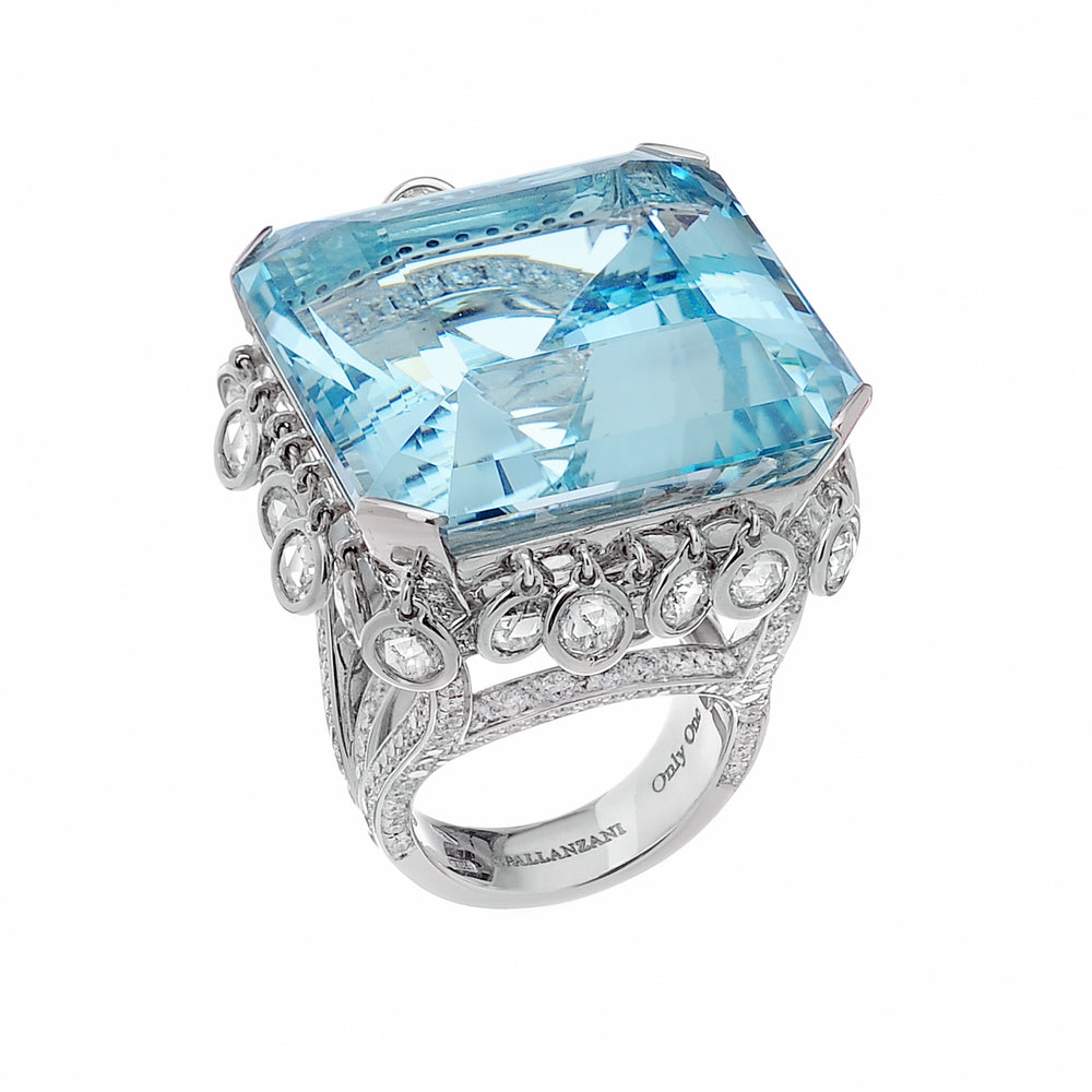 Blue Lagoon Ring - Spallanzani Jewelry 