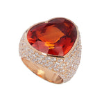 Sparkling Heart Ring - Spallanzani Jewelry 