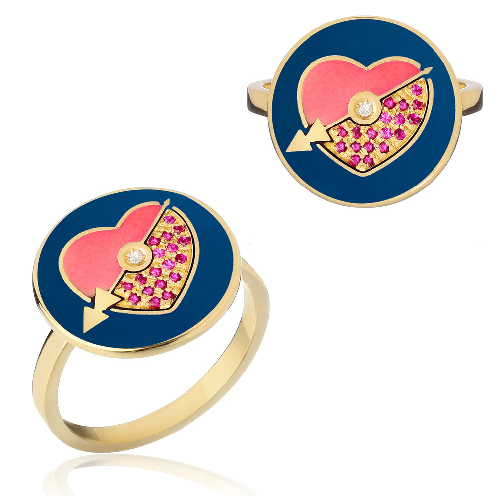 Believe Ring Medal Family - Spallanzani Jewelry 