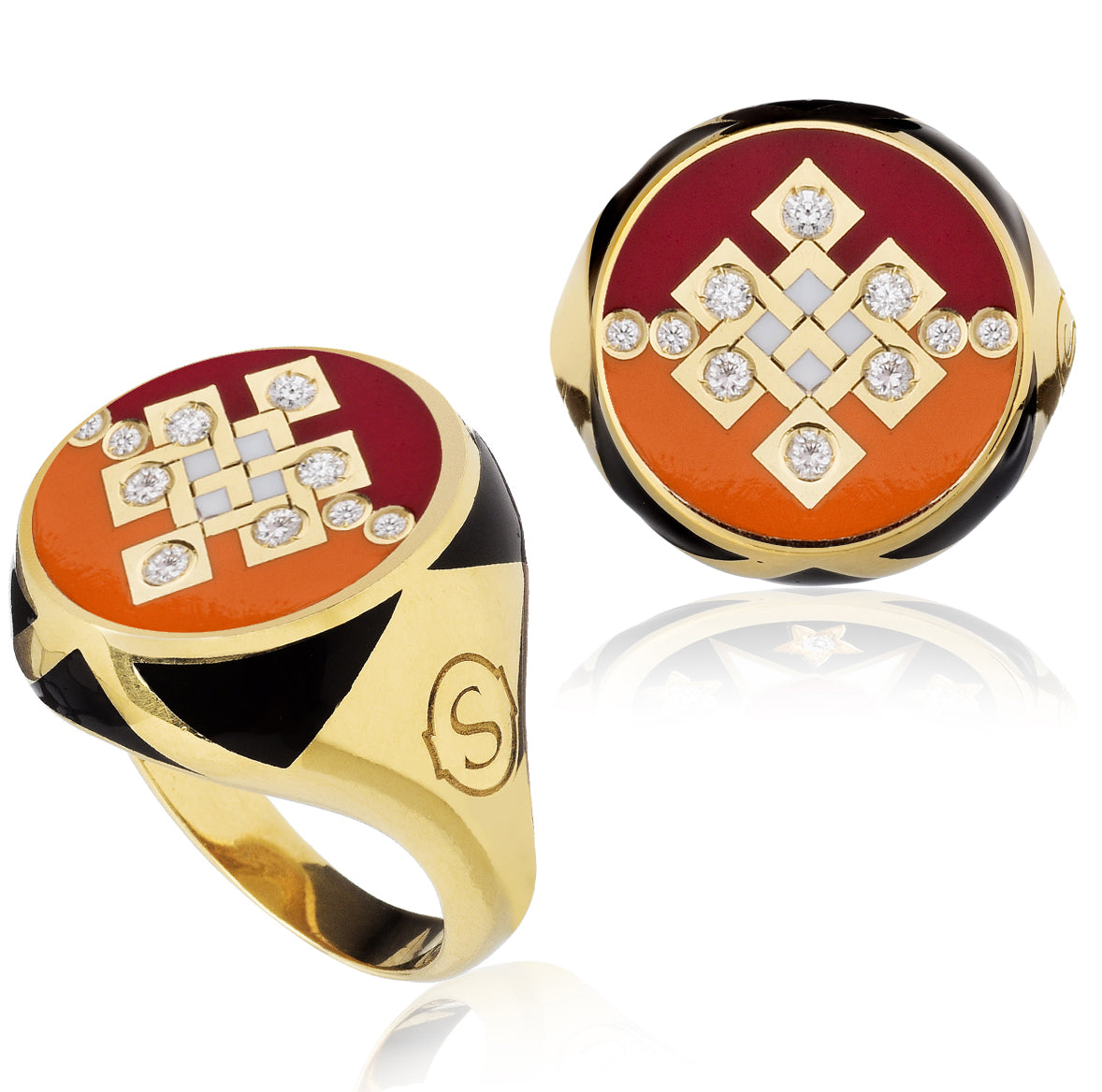 Believe Ring big Karma - Spallanzani Jewelry 
