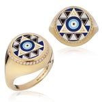 Believe Ring small diamonds Protection - Spallanzani Jewelry 