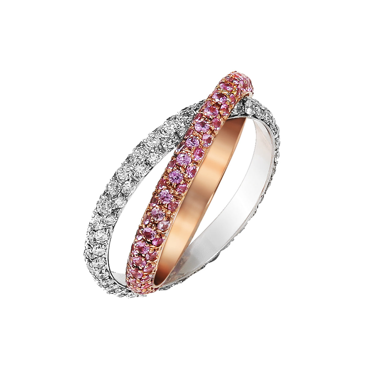 Double Eternity Band - Spallanzani Jewelry 