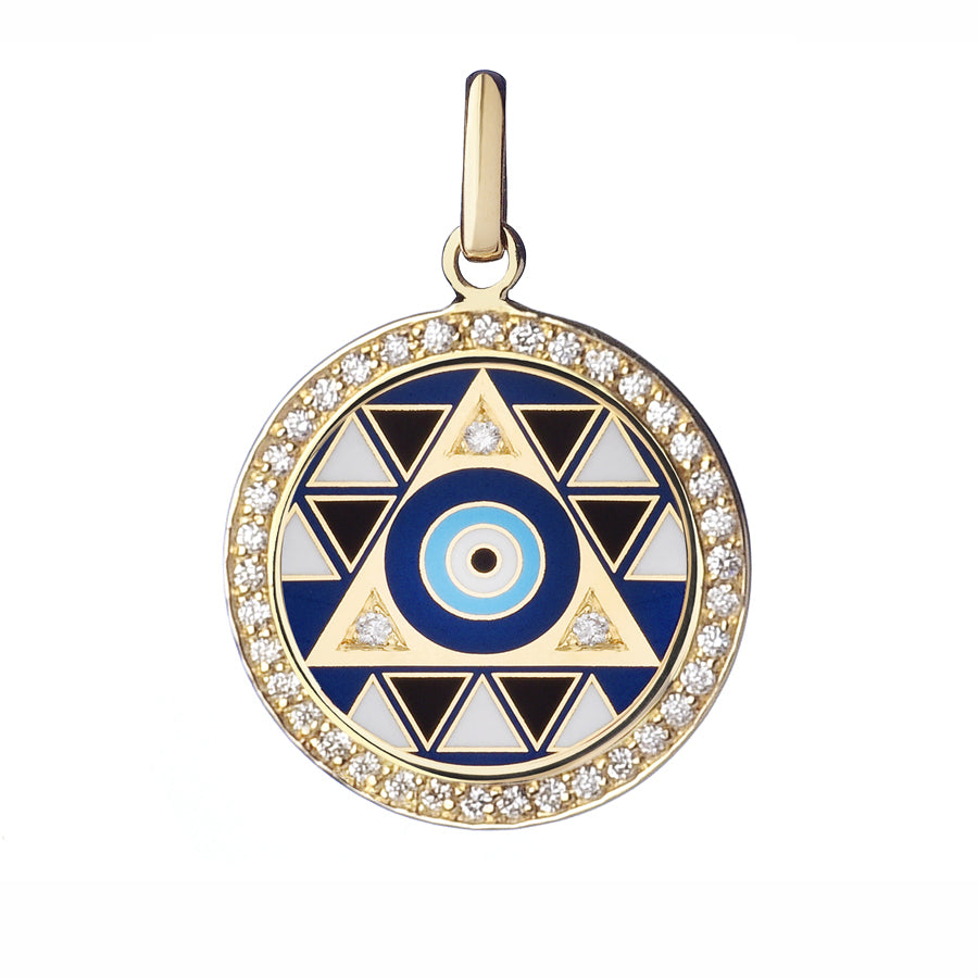 Believe Pendant diamond Protection - Spallanzani Jewelry 