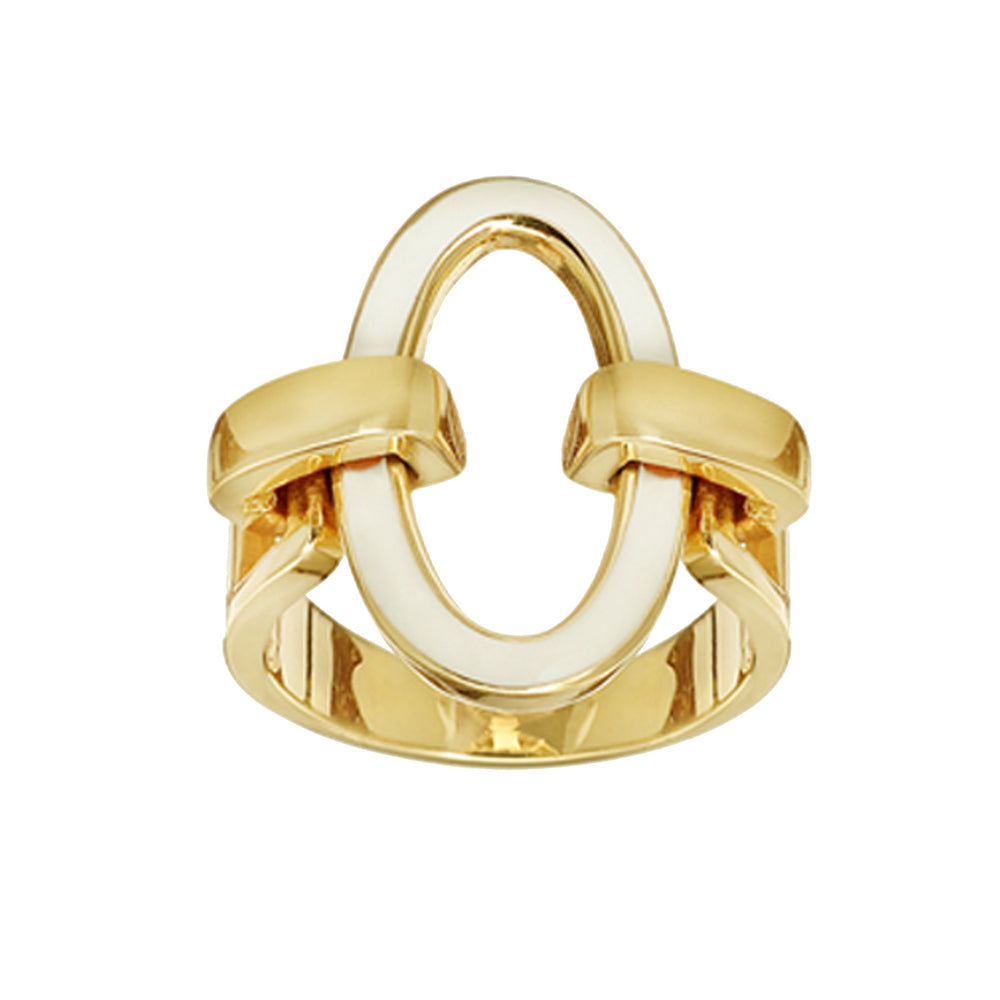 you&me enameled ring - Spallanzani Jewelry 
