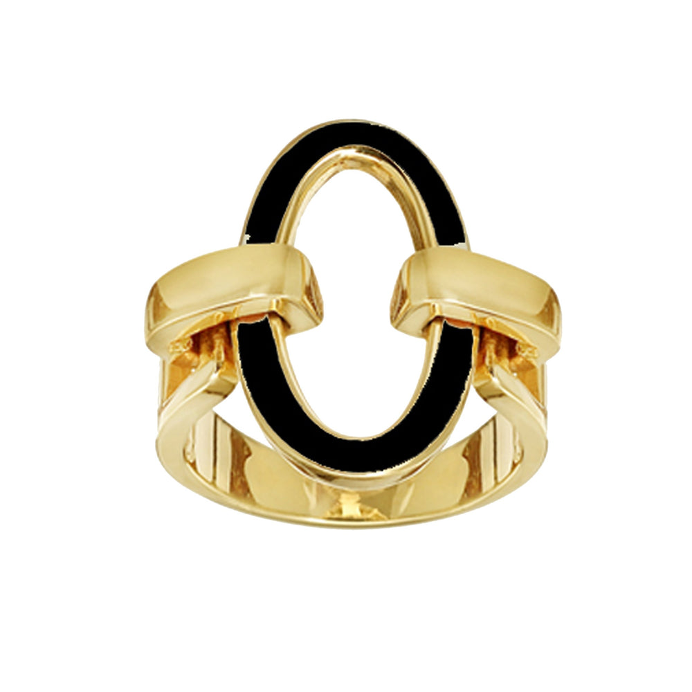 You&Me enameled ring - Spallanzani Jewelry 