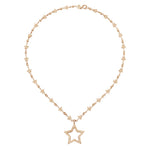 Stella  Drop Chain  Necklace - Spallanzani Jewelry 