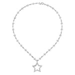 Stella  Drop Chain  Necklace - Spallanzani Jewelry 